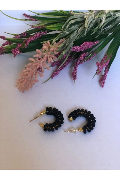 DOĞALYA Women's Sand Bead Earrings