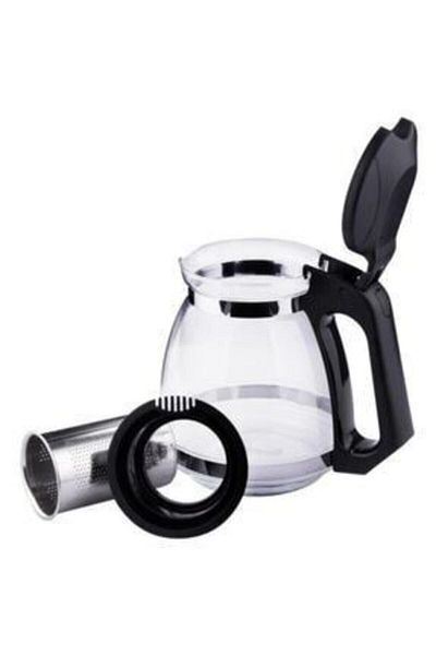 Hanedanev Heat Resistant Glass Teapot with Strainer 1500 ml Tea Maker Tea Maker Teapot Teapot 1.5 Liter