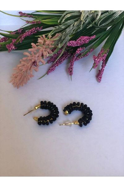 DOĞALYA Women's Sand Bead Earrings