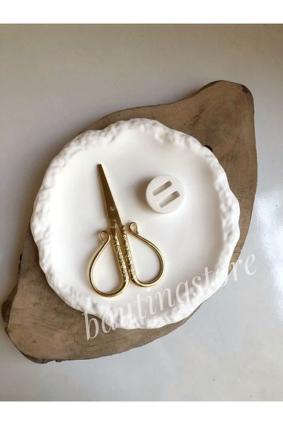 Bautinq Store Handmade Concrete Minimal Engagement Tray Ring Holder(No Scissors)