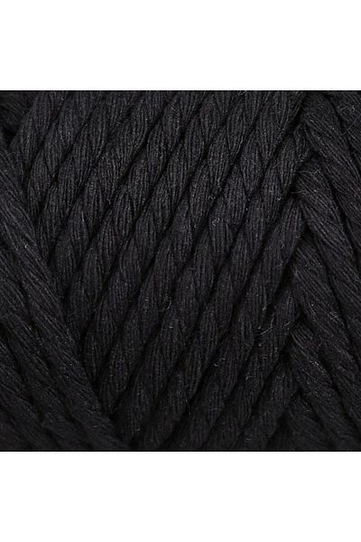 SİMYA TİCARET Loren Decor 3 Twist Macrame Rope Black - L006