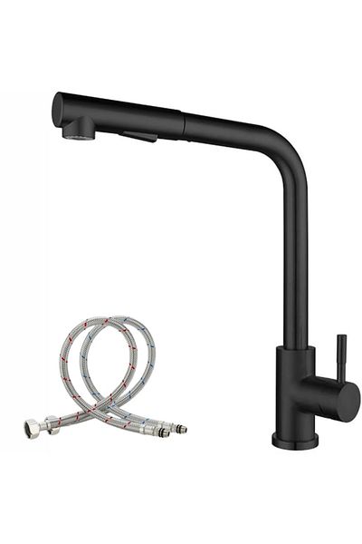 SMART GADGETS C&A Baterie Chiuveta Bucatarie, Capat Extractabil, Premium Class, Pipa Rotativa Inalta, Cartus Ceramic,