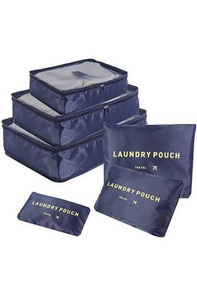 Generic SKY-TOUCH Travel Packing Cubes, Traveling Accessories, Luggage Packing Organizers Set, Waterproof La