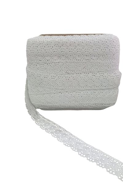 P Parla Kopanaki Lace Width 4 cm White 1 Meter