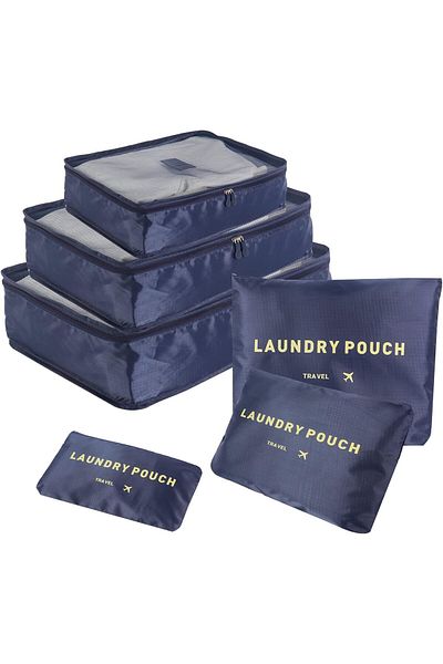Generic SKY-TOUCH Travel Packing Cubes, Traveling Accessories, Luggage Packing Organizers Set, Waterproof La