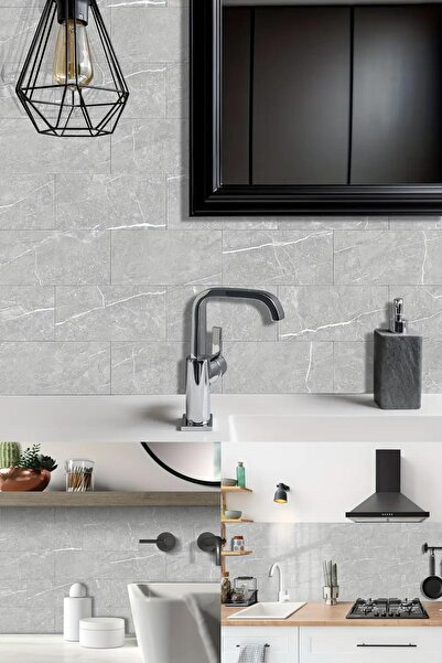 Yu Su Tools 2 Adet Granit Görünümlü Kendinden Yapışkanlı Duvar Kaplama – Bany...