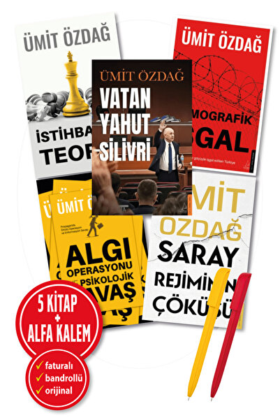 Destek Yayınları Alfa Kalem+Ümit Özdağ YENİ 5 Kitap (Silivri+Demografik İşgal...