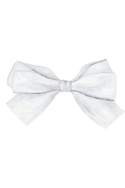 P Parla Satin Ribbon 6 cm White 5 Meters