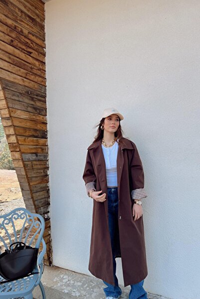 lizge giyim ASTARLI TRENCH