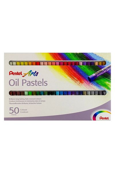 Art Tone Pentel Oil Pastel Paint 50 Pack