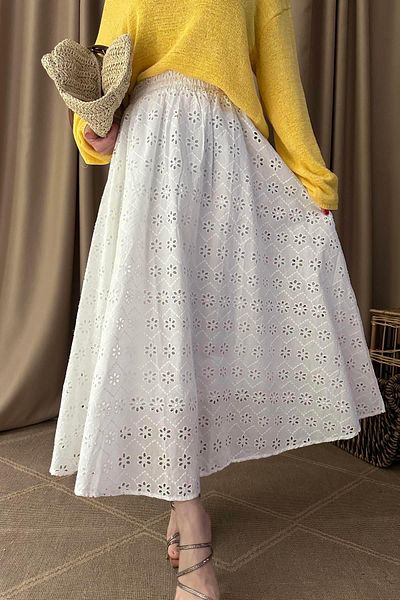 lizge giyim Borede Skirt