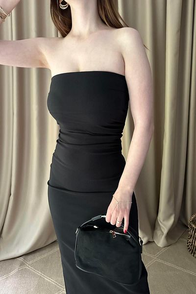lizge giyim STRAPLEZ MIDI DRESS