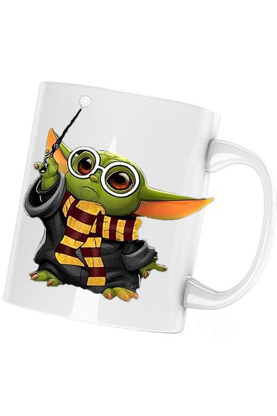 OEM Cana Baby Yoda Harry Potter Magic, Mandalorian, alba, 330 ml