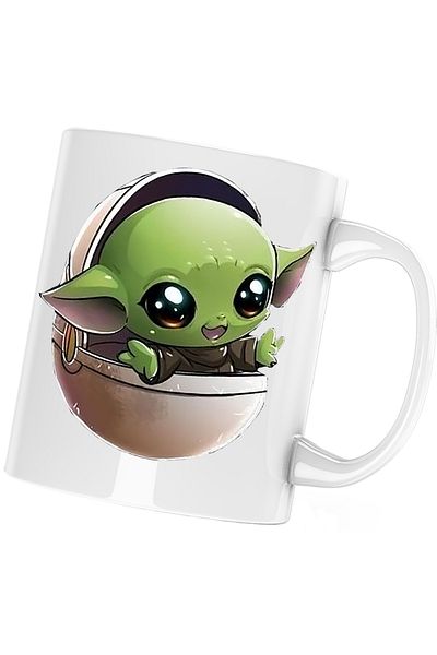 OEM Cana Baby Yoda Cos, Star Wars, Mandalorian, alba, 330 ml