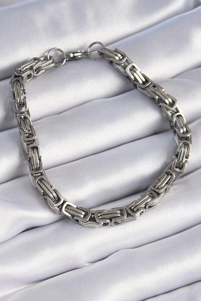 Dazzlecave 316L Stainless Steel Men's Chain Model Bracelet – Modern and Charismatic Design