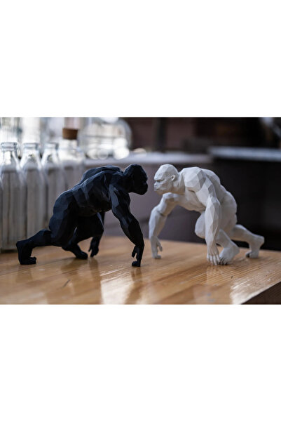 Pixelart3D KİNG KONG SALDIRGAN GORİL FİGÜRÜ DEKOR DEKORASYON ( 2 ADET )