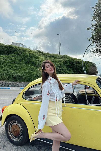 lizge giyim EMBROIDERED SHIRT