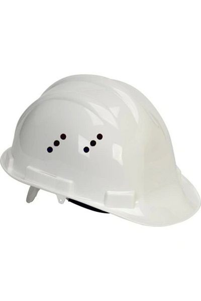 Beruflic White Manual Adjustment Helmet