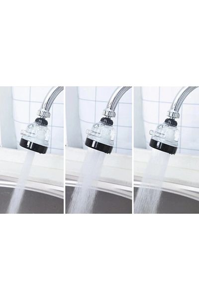Beruflic Water Saving 3 Functional Movable Faucet Head - Transparent