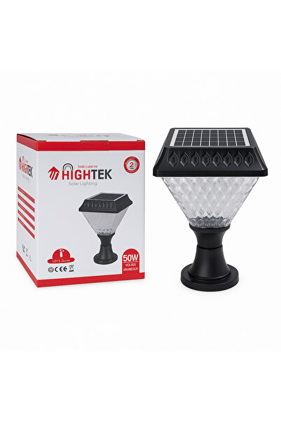 Hightek 50W Solar Enerjili Bahçe ve Set Üstü Aydınlatma Armatürü – Güneş Ener...