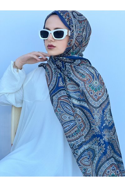 GRAZELLA Ethnic Pattern Cotton Soft Shawl