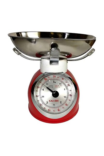 CAMRY ميزان مطبخ ميكانيكي من الفولاذ المقاوم للصدأ متعدد الألوان 30 سم