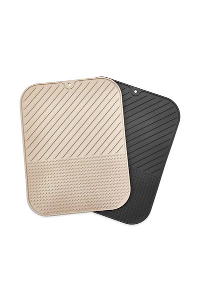sylar Buffer ®   Silicone Non-Slip Dish Mat for Kitchen, Multi-Purpose Dryer 36X28Cm