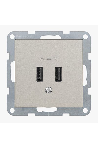 PANASONIC USB Socket 5V-2A Bronze Karre Plus 55