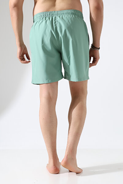 ZEND POLO Green Men's Swim Shorts