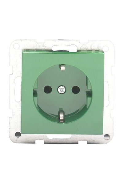 PANASONIC Mechanism Schuko Socket QC Karre Plus 55 Green