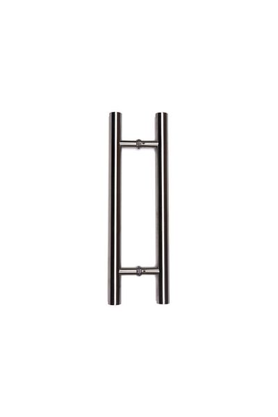 Wold Glass Door Handle, Stainless H Handle, Shower Cabin Door Handle Matte - 40X30