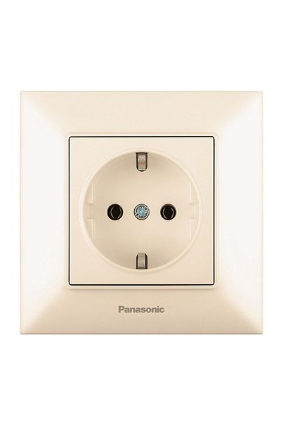 PANASONIC SCHUKO Socket 16A 250V Arkedia Slim Beige