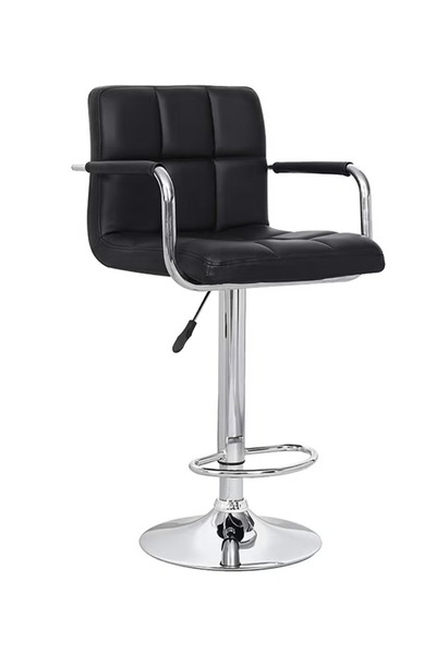 rexa كرسي بار دوار هيدروليكي قابل للتعديل مع وسادة ومسند للذراعين