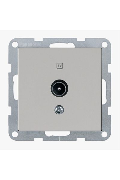 PANASONIC Final TV Socket Mechanism Karre Plus 55 Soft Touch Sandstone