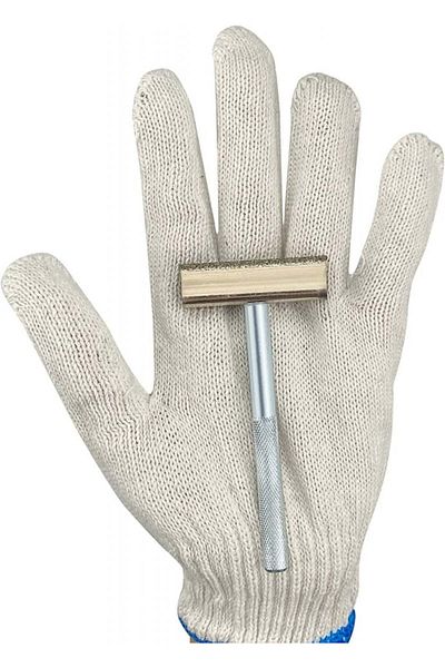 CiShow Set of 3 pieces of grinding wheel dresser and a pair of gloves Cishow, diamond, silver, 9.7 x 4.6 cm