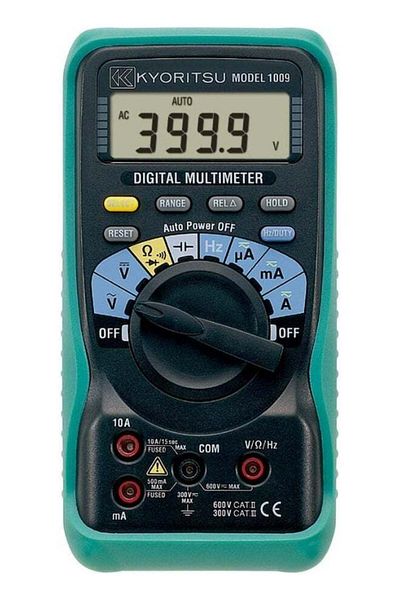 Kyoritsu 1009 Digital Multimeter 10a Ac Dc With Holster