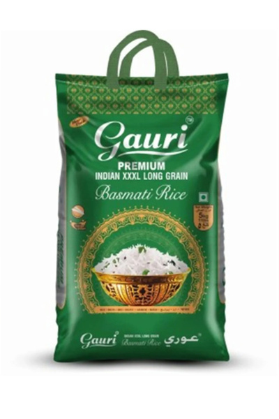 gauri Basmati Pirinç Classic Uzun Taneli Basmati Indian Pirinç Hindistan 5 kg...
