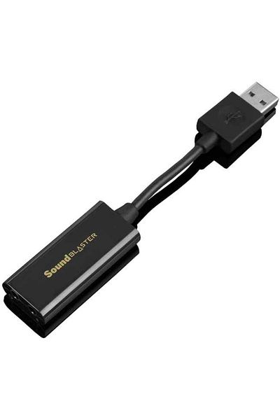CREATIVE مكبر صوت USB DAC عالي الدقة Sound Blaster Play!3 وبطاقة صوت خارجية