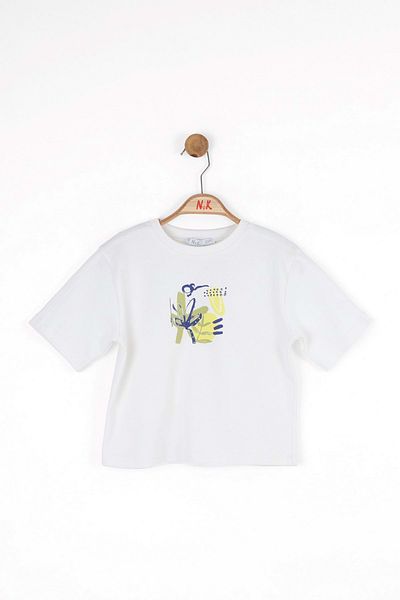 nk kids Pre-Leaf Printed Body Ecru
