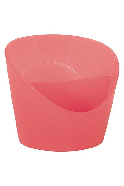 Esselte Colour Breeze Pen Holder, Coral Plastic, Compact Desk Organizer