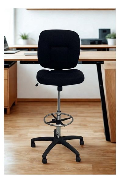 smart home Comfortable swivel chair with adjustable height and footrest - ideal high chair for offices, study tables