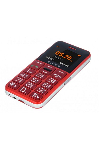 Myphone Telefon Mobil Halo Easy Roșu, 1.77", 1000mAh