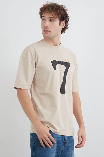 Fulla Moda Μπλούζα Sports 7 Με Εκτύπωση Oversize