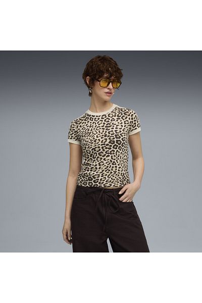Puma Tricou T7 Leo Luxe Slim pentru femei