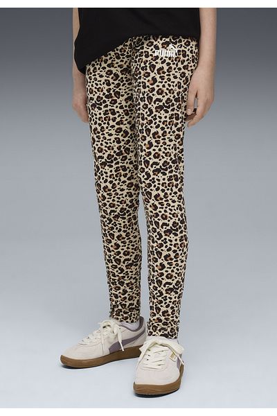 Puma Κολάν Essentials με γραφικά Animal Print για νέους