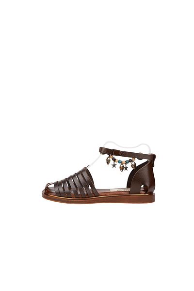Kuum Women's Genuine Leather Accessory Soft Sole Sandals
