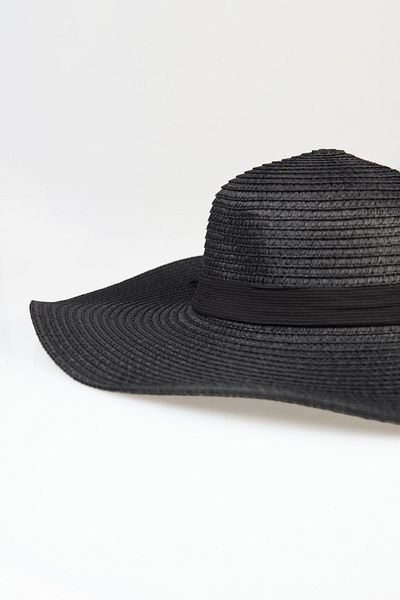 Fulla Moda Straw Hat with Ribbon