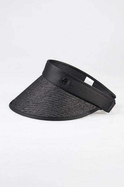 Fulla Moda G Letter Embroidered Visor Hat