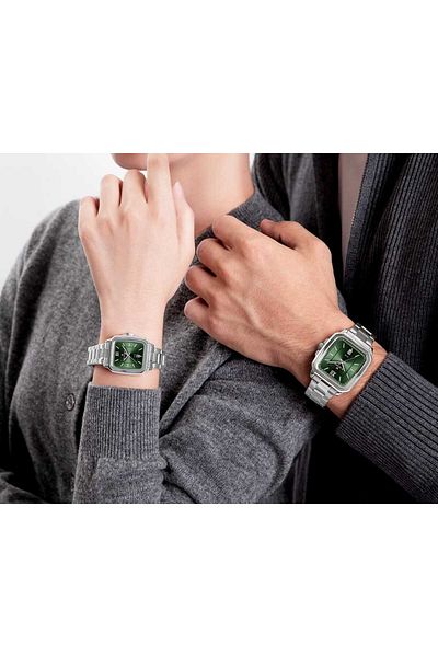 Naviforce Naviforce Men's and Women's Watch Set with Classic Design, Stainless Steel, Water Resistant