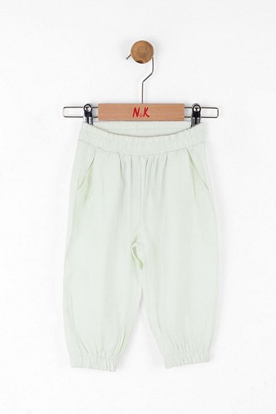 nk kids Pants with Elastic Legs Mint Green